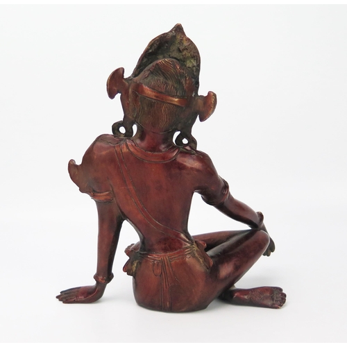 1670B - An Oriental Bronze Figure, 23cm