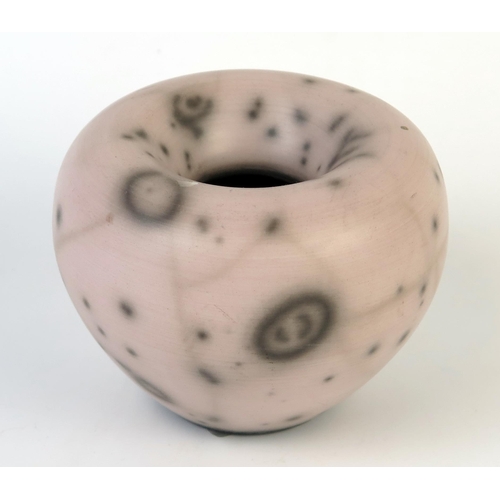 1227 - Tim Andrews (b.1960), Studio Pottery,  a rolled rimed bowl, small chips, 7.5cm high.