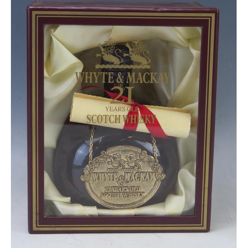 1023 - Whyte & Mackay 21 year old Scotch whisky, 75cl, in presentation box with scroll.