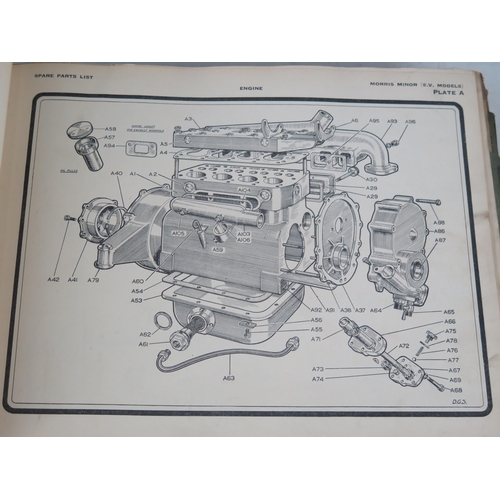 1036 - Morris Motor Limited, Master  List of Spares Parts, dated 1st April 1934.