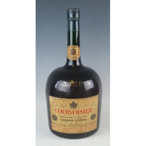 1050 - A large Courvoisier Liqueur Cognac glass shop display bottle,  40cm high.