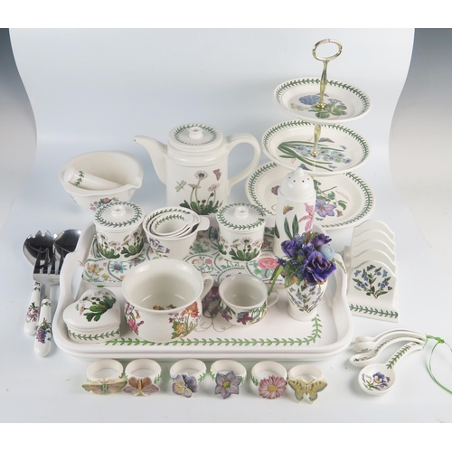 1241 - A collection of Portmeirion Botanic Garden pattern wares including cake stand, measuring cups and sp... 