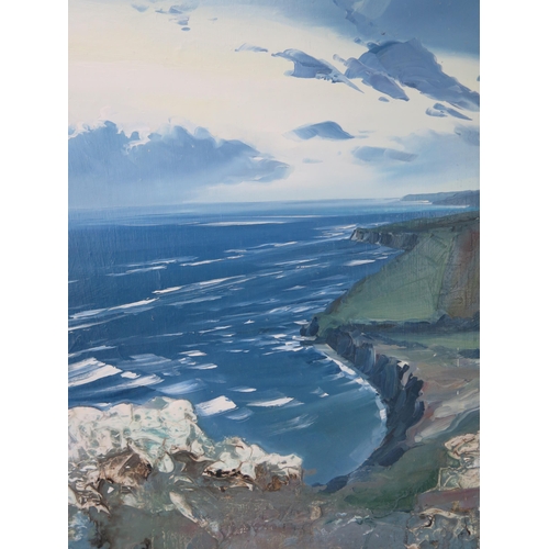 1381 - Michael Sole, C20th Century Marine and Landscape Artist producing emotive paintings based on his exp... 