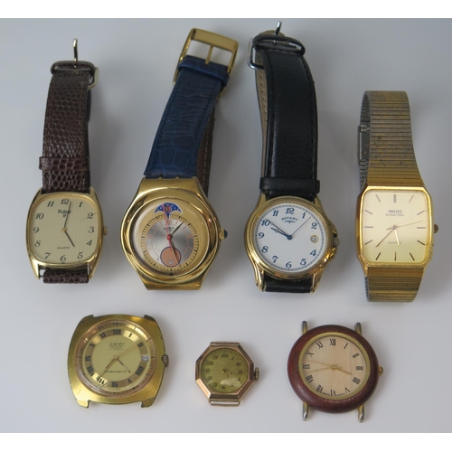 417 - A CAMY Gent's Automatic Wristwatch (running), 1990's Swatch, 9ct gold cased ladies watch (3.2g nett,... 