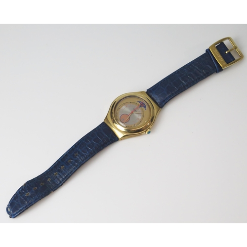 417 - A CAMY Gent's Automatic Wristwatch (running), 1990's Swatch, 9ct gold cased ladies watch (3.2g nett,... 