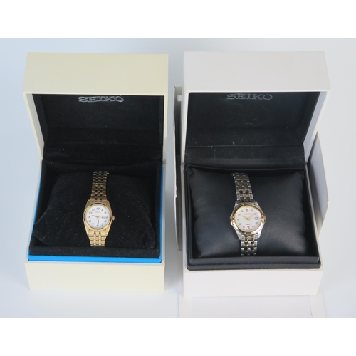 450 - Two Boxed SEIKO Ladies Wristwatches