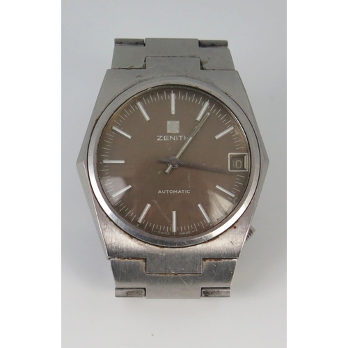 468 - A ZENITH Gent's Stainless Steel Automatic Wristwatch, the 34mm case with caliber 2572 movement. Runn... 