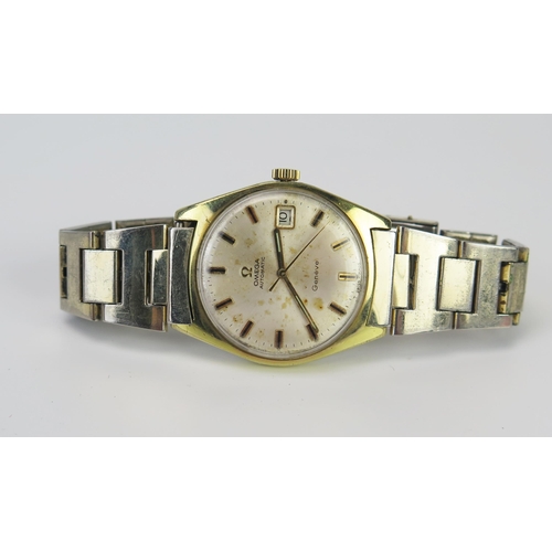 469 - An OMEGA Gent's Gold Plated Automatic Wristwatch, the 34.5mm case with caliber565 movement, no. 2756... 