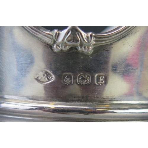 511 - A George V silver flower vase, maker Adie Brothers Ltd, Birmingham, 1929, inscribed, of flared outli... 