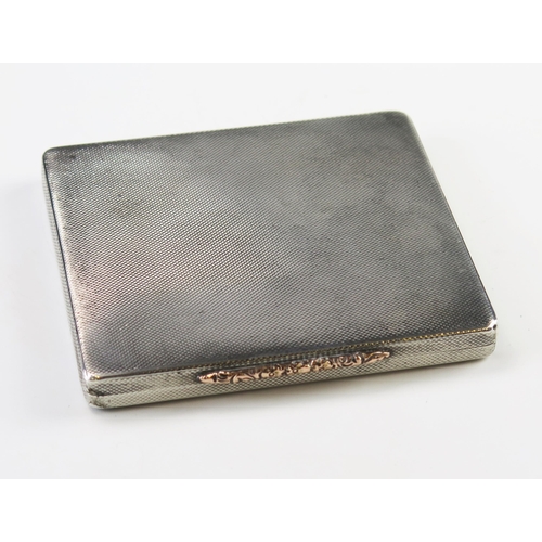 610 - For Asprey & Co, an Elizabeth II silver and rose gold case, maker GHR, Birmingham, 1961, stamped Asp... 