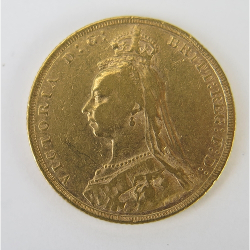 760 - Victorian Gold Sovereign 1890