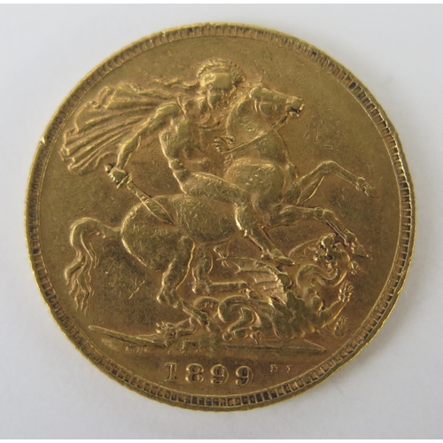 761 - A Victorian Gold Sovereign 1899