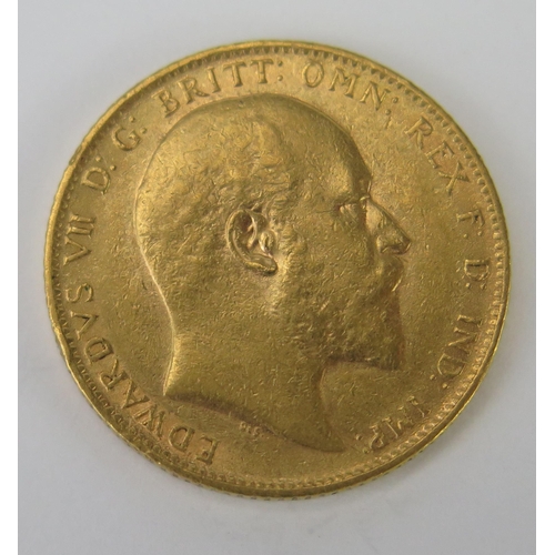 763 - An Edward VII Gold Sovereign 1903