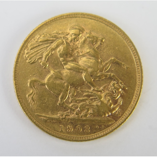 763 - An Edward VII Gold Sovereign 1903