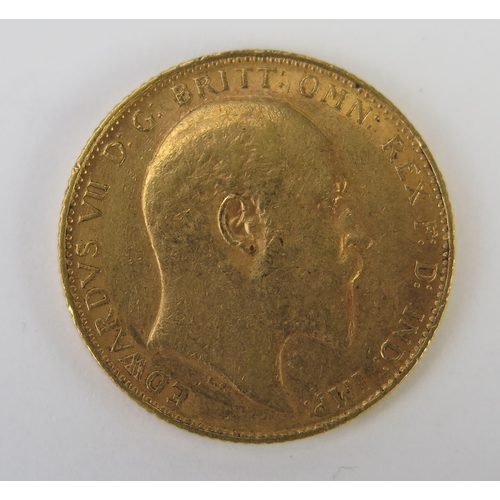 765 - An Edward VII  Gold Sovereign 1910