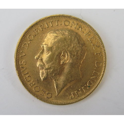 767 - A George V Gold Sovereign 1912