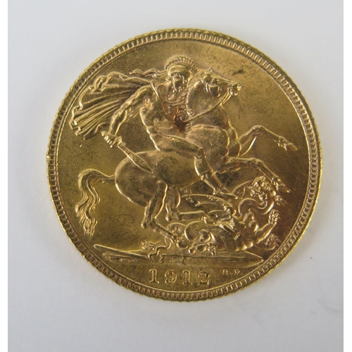 769 - A George V Gold Sovereign 1912