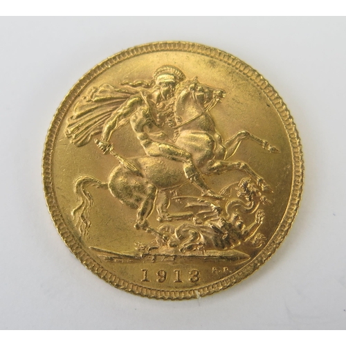 770 - A George V Gold Sovereign 1913