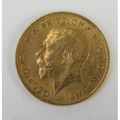 776 - An Edward VII Gold Half Sovereign 1912