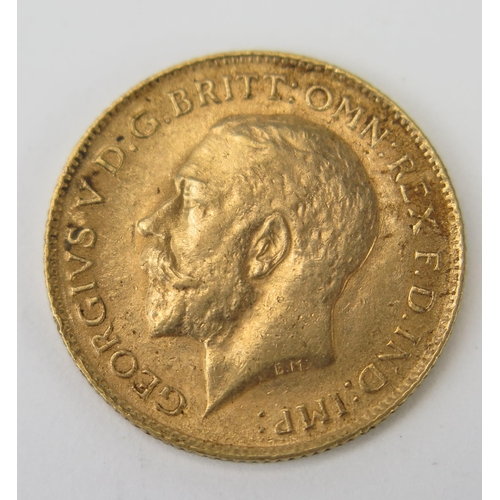 778 - An Edward VII Gold Half Sovereign 1913