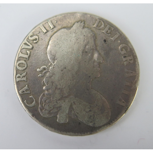 787 - A Charles II Silver Crown 1664