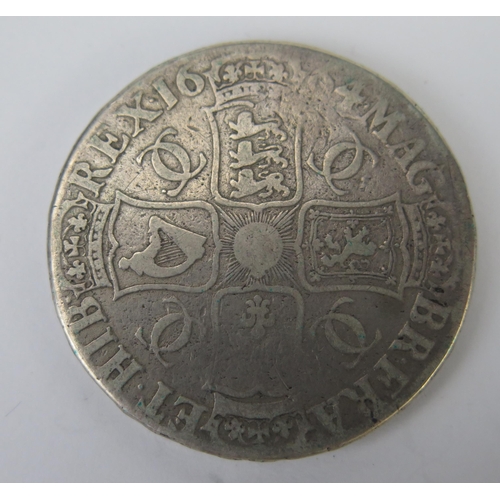 787 - A Charles II Silver Crown 1664