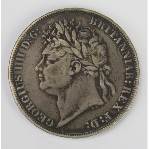 803 - A George III Silver Crown 1821