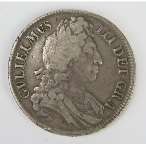 804 - A William III Silver Crown 1696