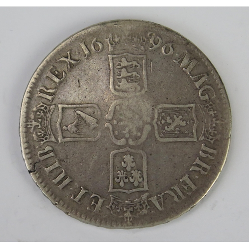 804 - A William III Silver Crown 1696