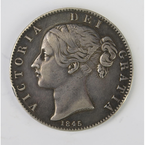 805 - A Victorian Silver Crown 1845