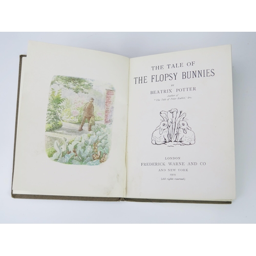 920 - POTTER,  Beatrix -  The Tale of The Flopsy Bunnies, 1st edition, spine detatched but present.