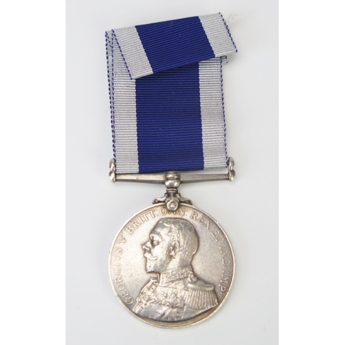 973 - A George V Naval Long Service and Good Conduct Medal to 194705 W.H. Boasden. PO. HMS Defiance.