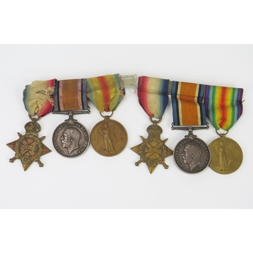 990 - A World War One trio to 345754. M.C. RYALL. SHPT.1RN, 1914-14 Star, War Medal and Victory Medal, ano... 