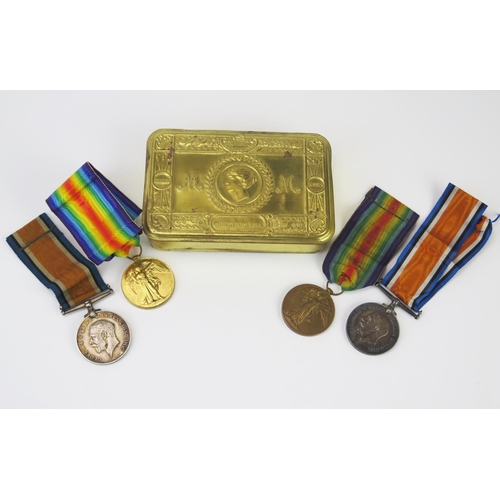 991 - A World War One pair to 388802. SPR.A. BUNSELL R.E., War and Victory Medal, another pair to n329521G... 