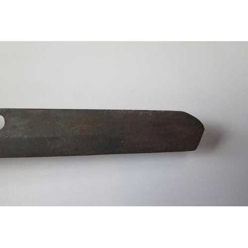 1063A - A late 20th century Chinese martial arts sword, in the Japanese style, with 71cm single edged blade,... 