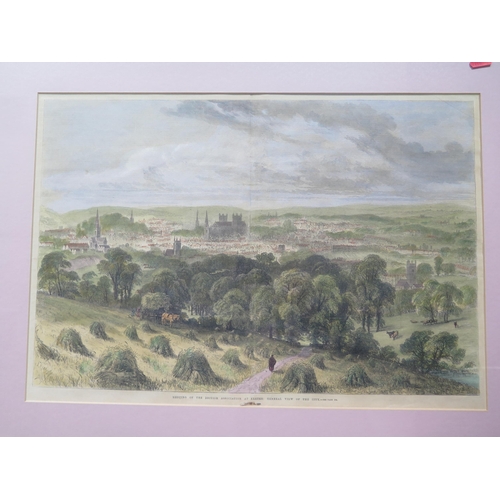 1378 - Various assorted prints and engraving of views and scenes of Exeter, all framed and glazed (a lot).