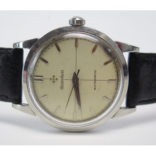 A Gent's Cortébert Stainless Steel Cased Automatic Wristwatch, 34mm ...