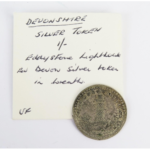 816 - 1811 silver Devon shilling.