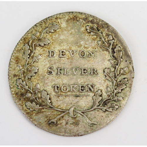 816 - 1811 silver Devon shilling.