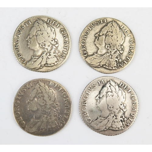 843 - Four x 1758 shillings.