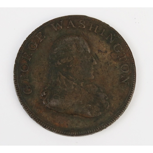 857 - USA halfpenny Washington token 1795.