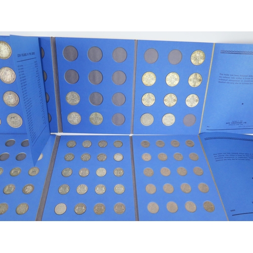 878 - A Collection of Silver Coinage in collector's sleeves including 3d, 6d, Half Crowns, Shillings and F... 