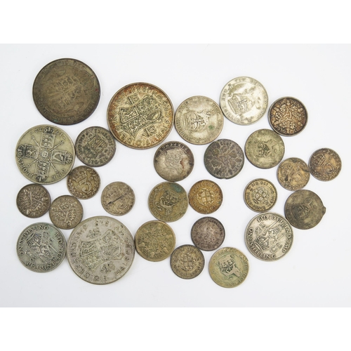 903 - A Collection of GB .500 Silver Coins including half crowns, florins, shillings, 6d and 3d coins, 113... 