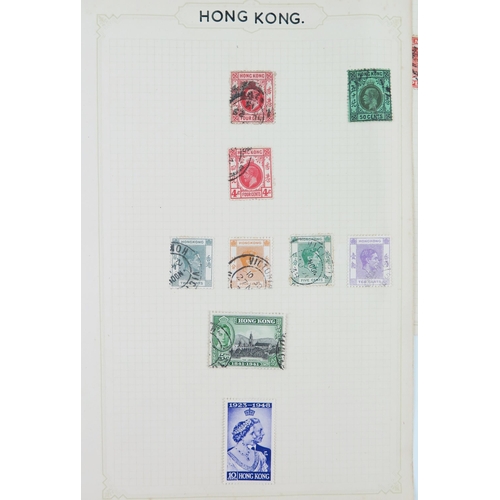 910D - A Collection of Stamps arranged in eleven albums, stockbooks and loose including British Empire K.U.... 