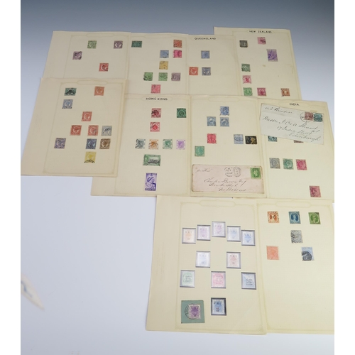 910D - A Collection of Stamps arranged in eleven albums, stockbooks and loose including British Empire K.U.... 