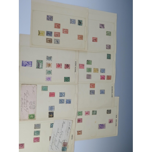 910D - A Collection of Stamps arranged in eleven albums, stockbooks and loose including British Empire K.U.... 