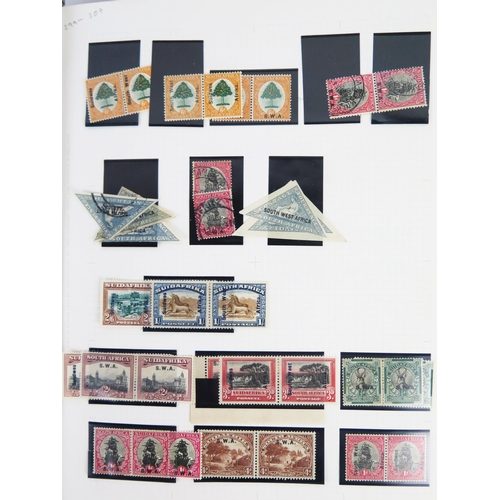 910D - A Collection of Stamps arranged in eleven albums, stockbooks and loose including British Empire K.U.... 