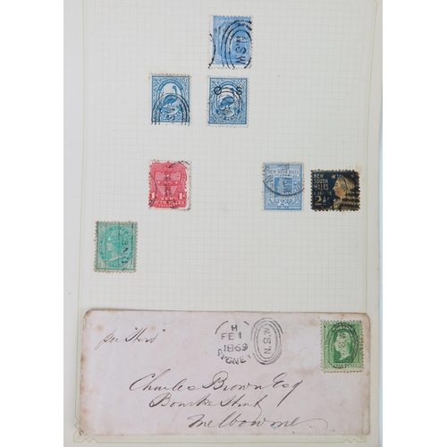 910D - A Collection of Stamps arranged in eleven albums, stockbooks and loose including British Empire K.U.... 