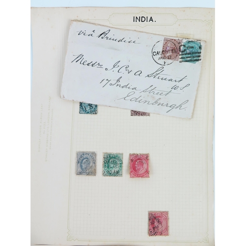 910D - A Collection of Stamps arranged in eleven albums, stockbooks and loose including British Empire K.U.... 