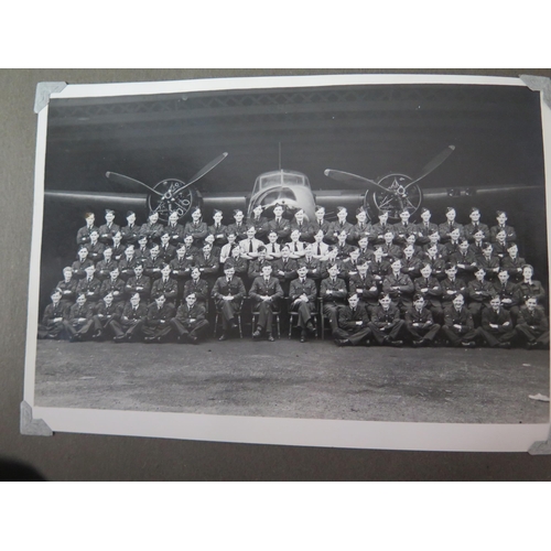 917 - A personal album of photographs of R.A.F. personnel, aircraft, Montgomery, King George VI and native... 